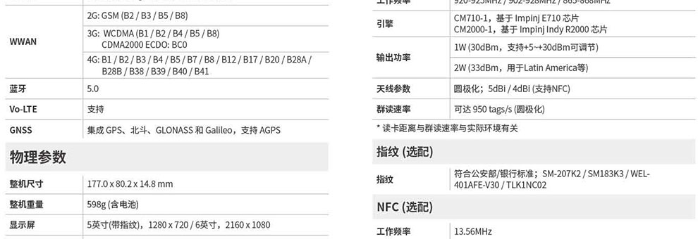 C5 UHF RFID 手持终端